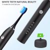 Water Flosser and Ultrasonic Toothbrush Combo - Super Large Capacity Electric Toothbrush, 7 Nozzles, and 4 Brush Heads, 1000ML Detachable Water Tank,