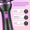 Kinga Hair Dryer Brush Blow Dryer Brush in One Professional 5 in 1 One Step Hot Air Brush Hoot Tools Blowout Brush Hair Dryer and Volumizer 1 Pack (Pu