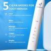 Flossing Toothbrush, Electric Toothbrush with Water Flosser, Sonic Toothbrush with Water Flosser,5 Water Jet Tips and 4 Brush Heads