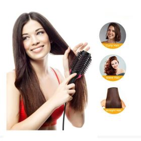 3-in-1 Hair Dryer Styler & Volumizer Brush - Salon-quality results in one tool! (Color: Pink)