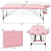 Portable Massage Table Adjustable Facial Salon Spa Bed